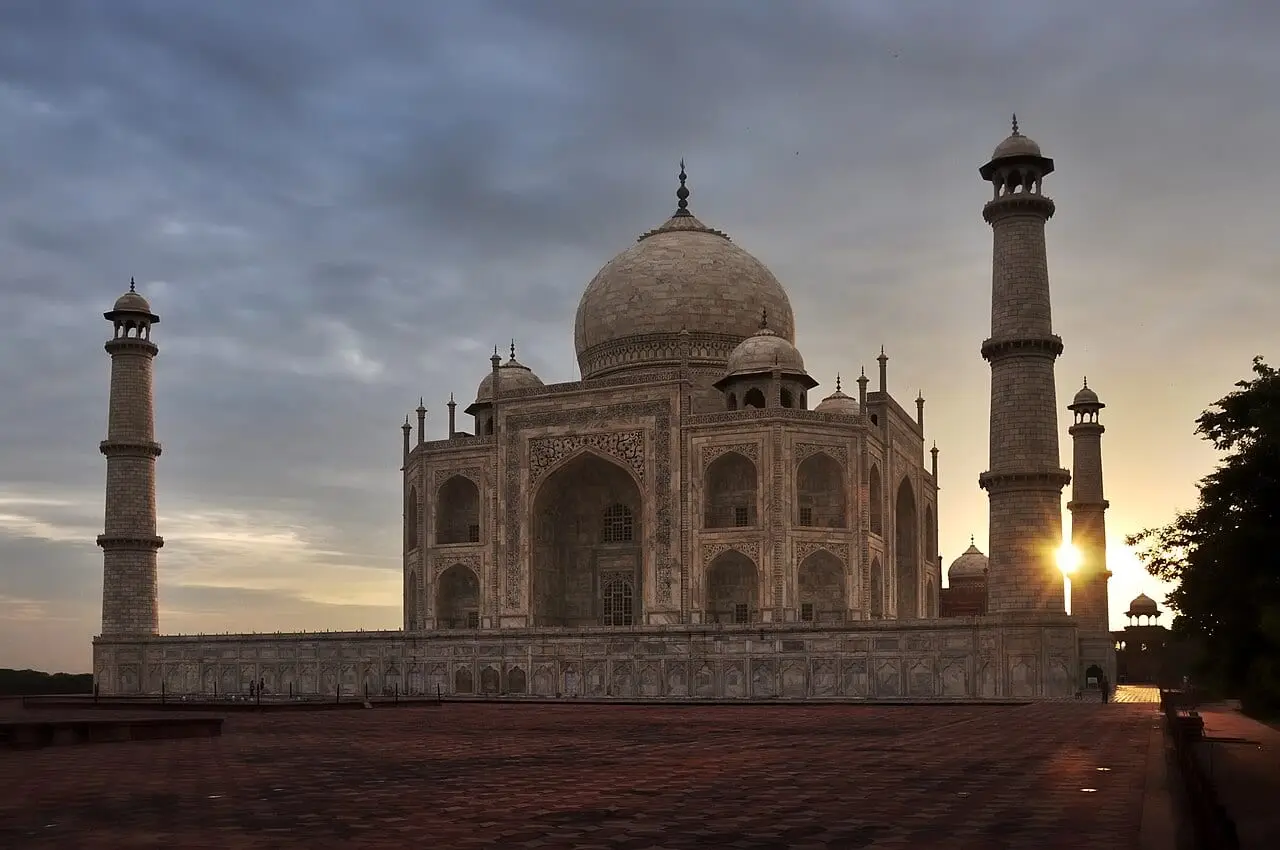 The Taj Mahal in the early morning light