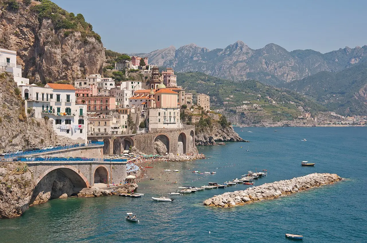 Amalfi town and harbour