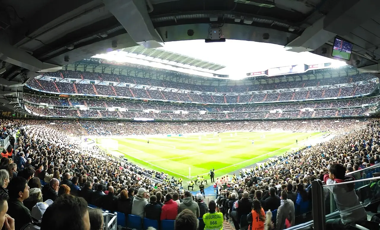 The Bernabéu full for a match
