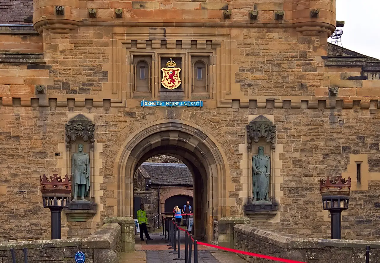 The gatehouse of Edinburgh Castle