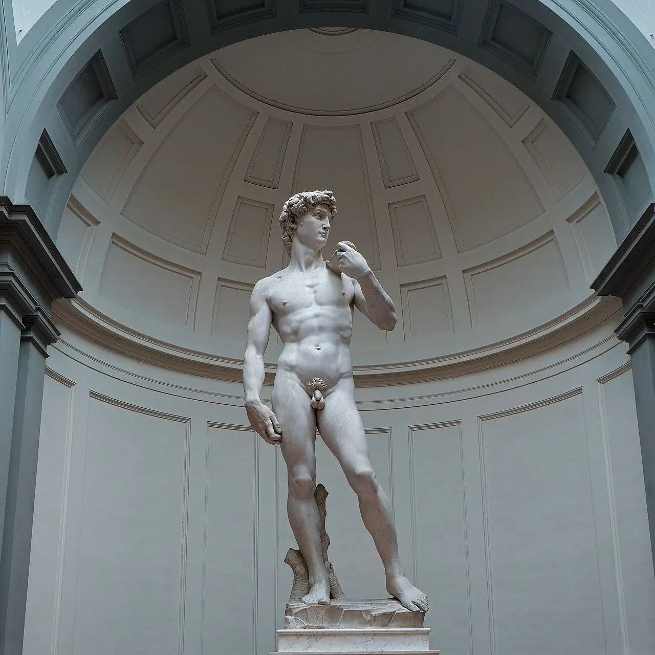 Michelangelo's David in the Accademia