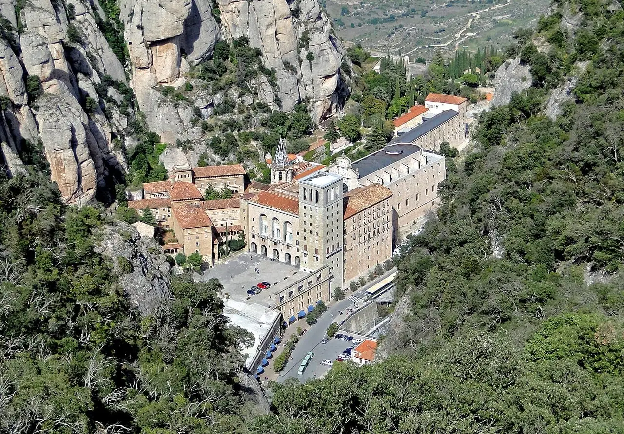 Montserrat monastery in the mountains