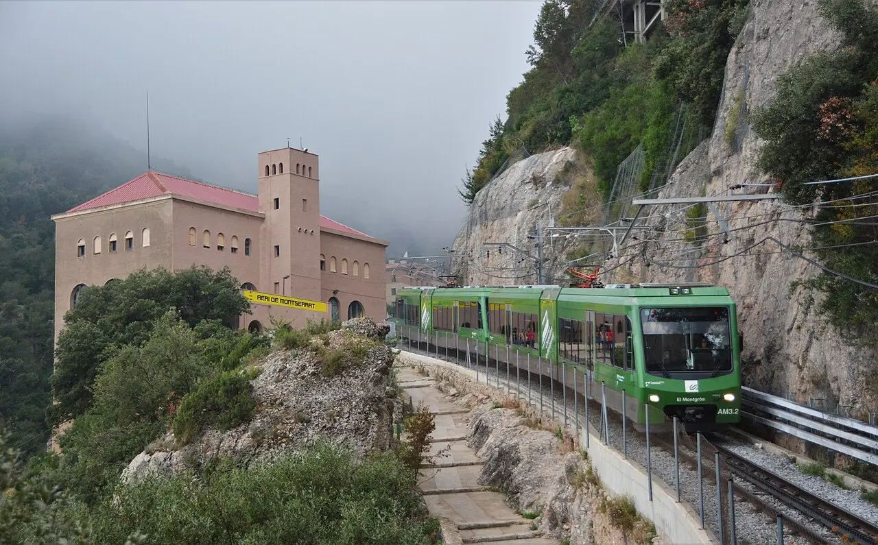 The Montserrat rack railway