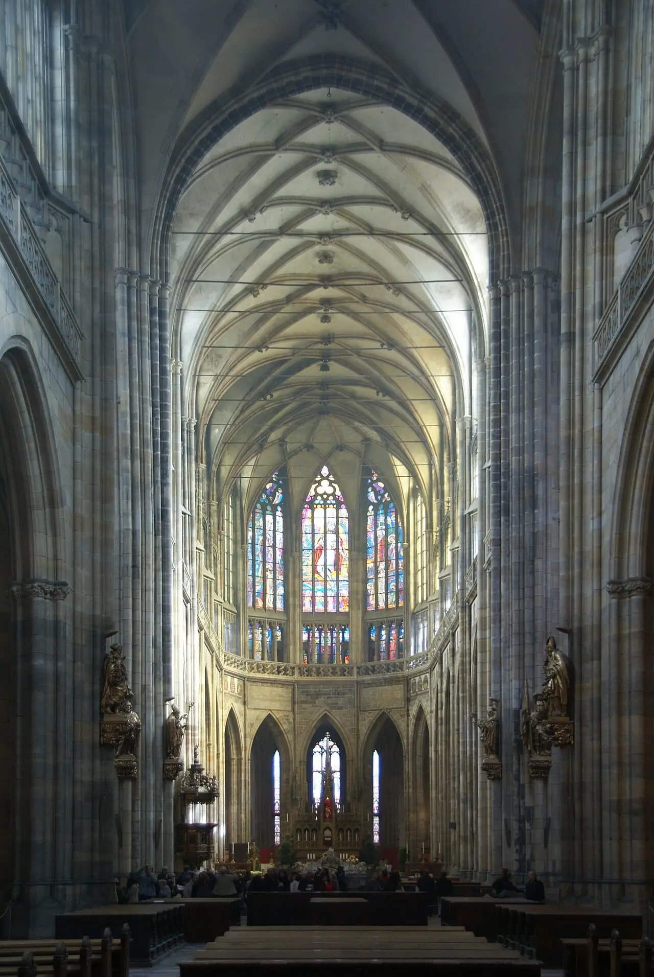 Inside St. Vitus Cathedral