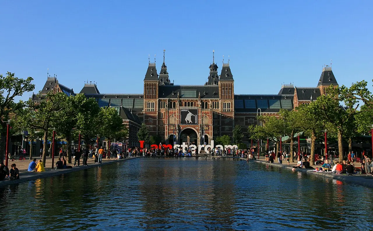 The Rijksmuseum in Amsterdam