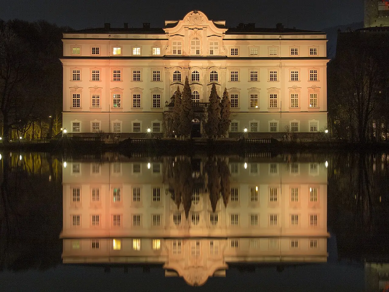 Leopoldskron Palace on its lake