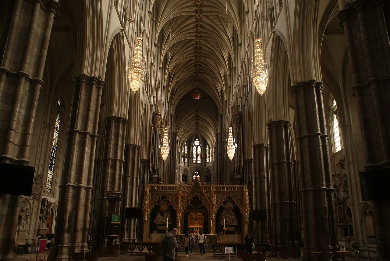 The nave of Westminster Abbey