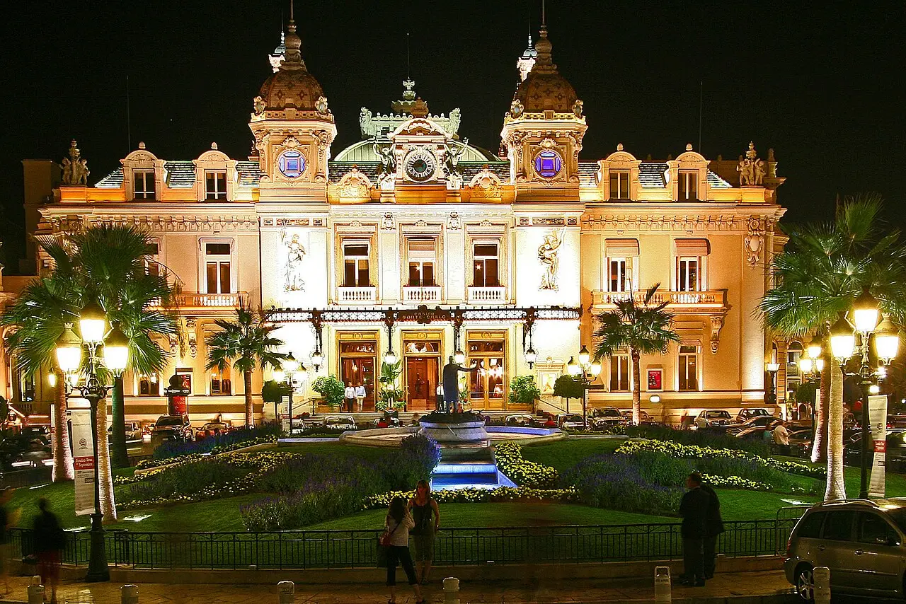 The Monte-Carlo Casino at night
