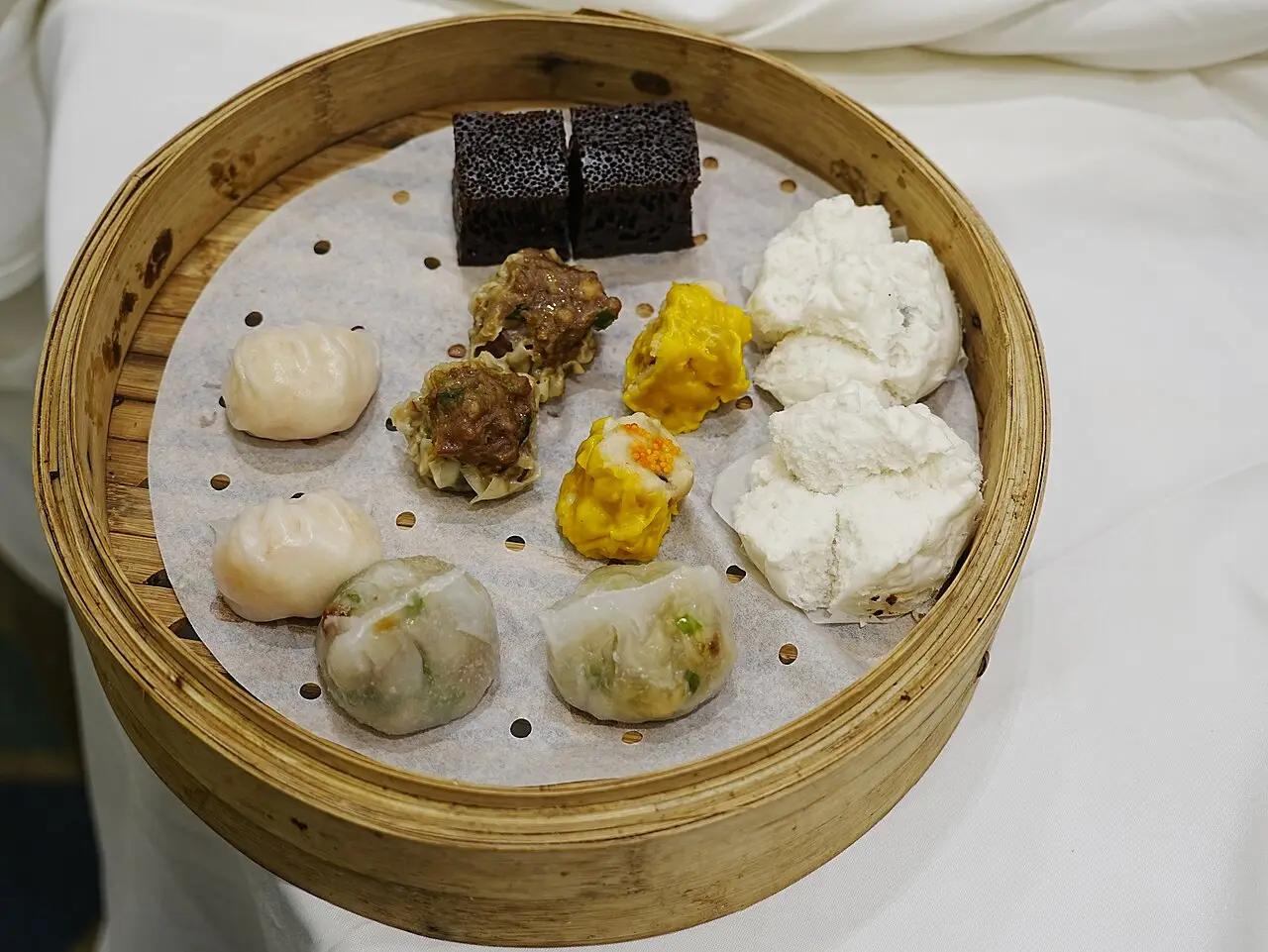 A selection of eight dim sum in Hong Kong