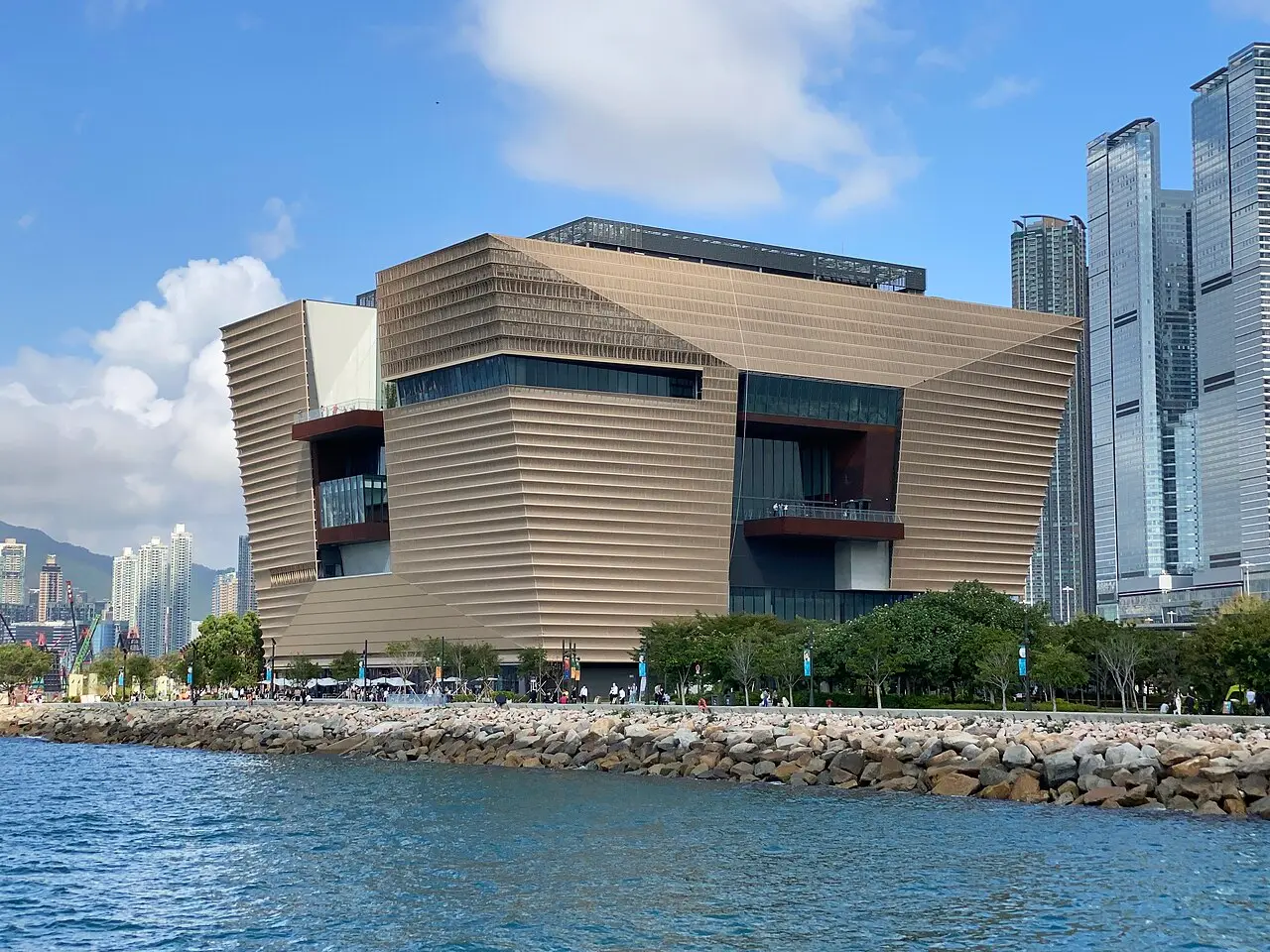 The Hong Kong Palace Museum on the West Kowloon waterfront
