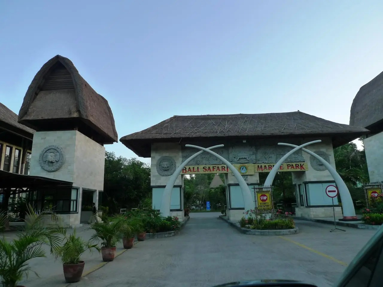 The entrance of Bali Safari Park