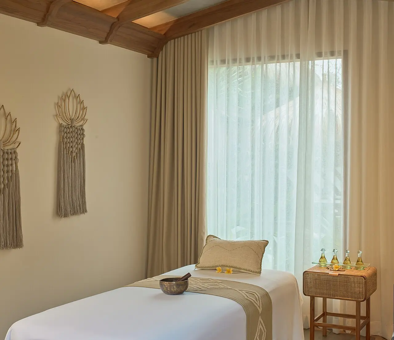 A spa treatment room in Bali