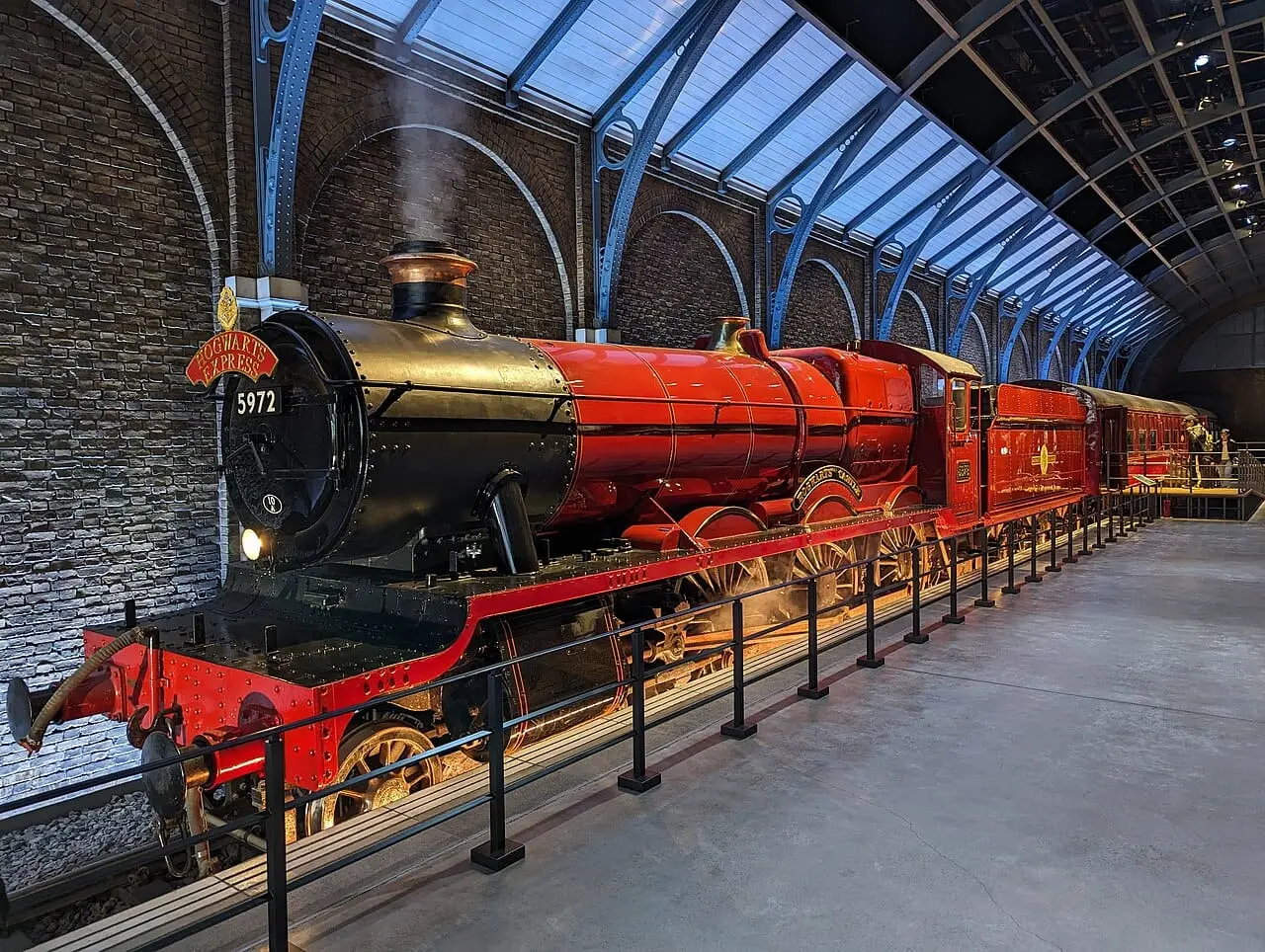 The Hogwarts Express steam engine
