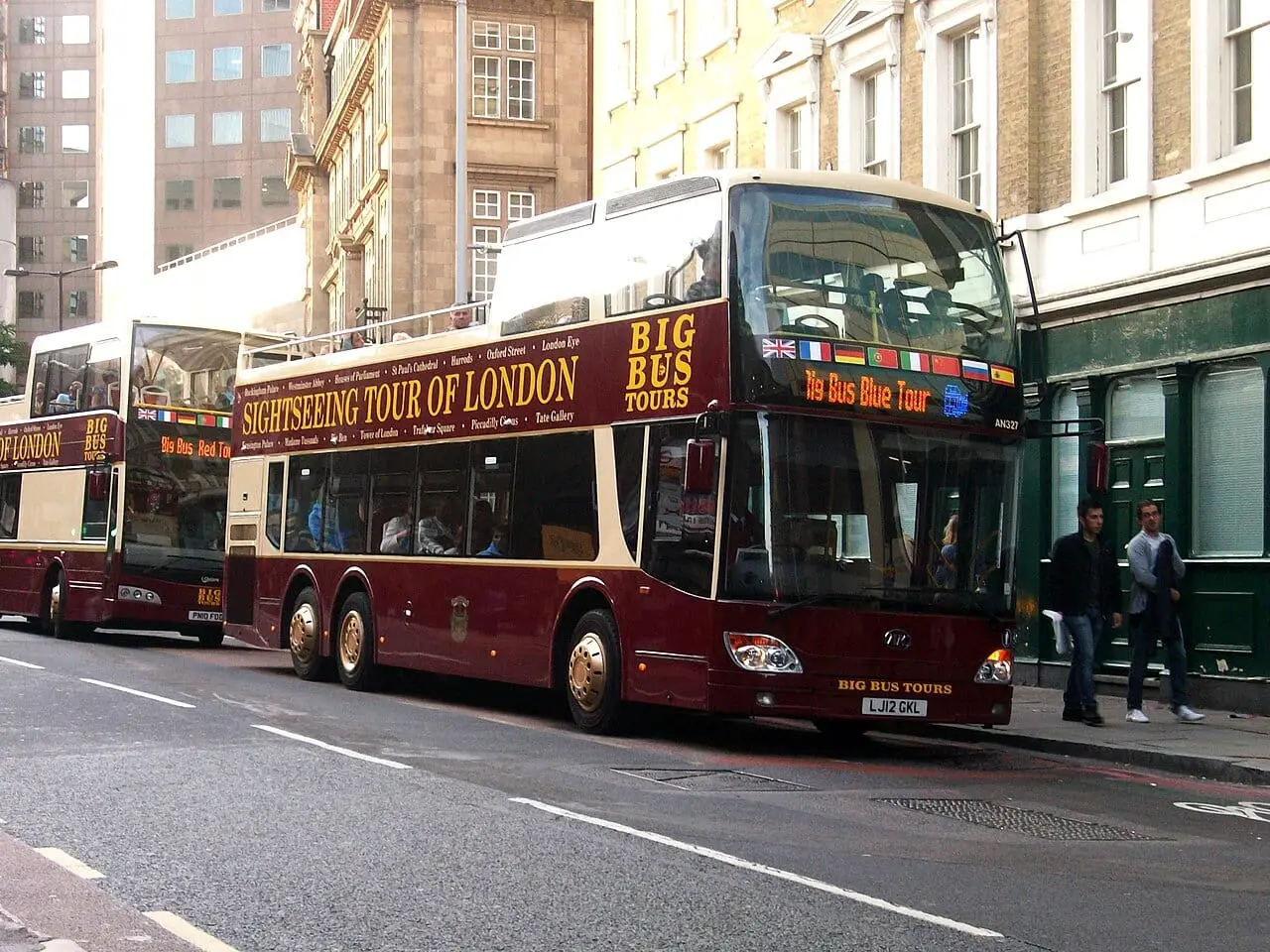 A Big Bus Tours open-top bus in London