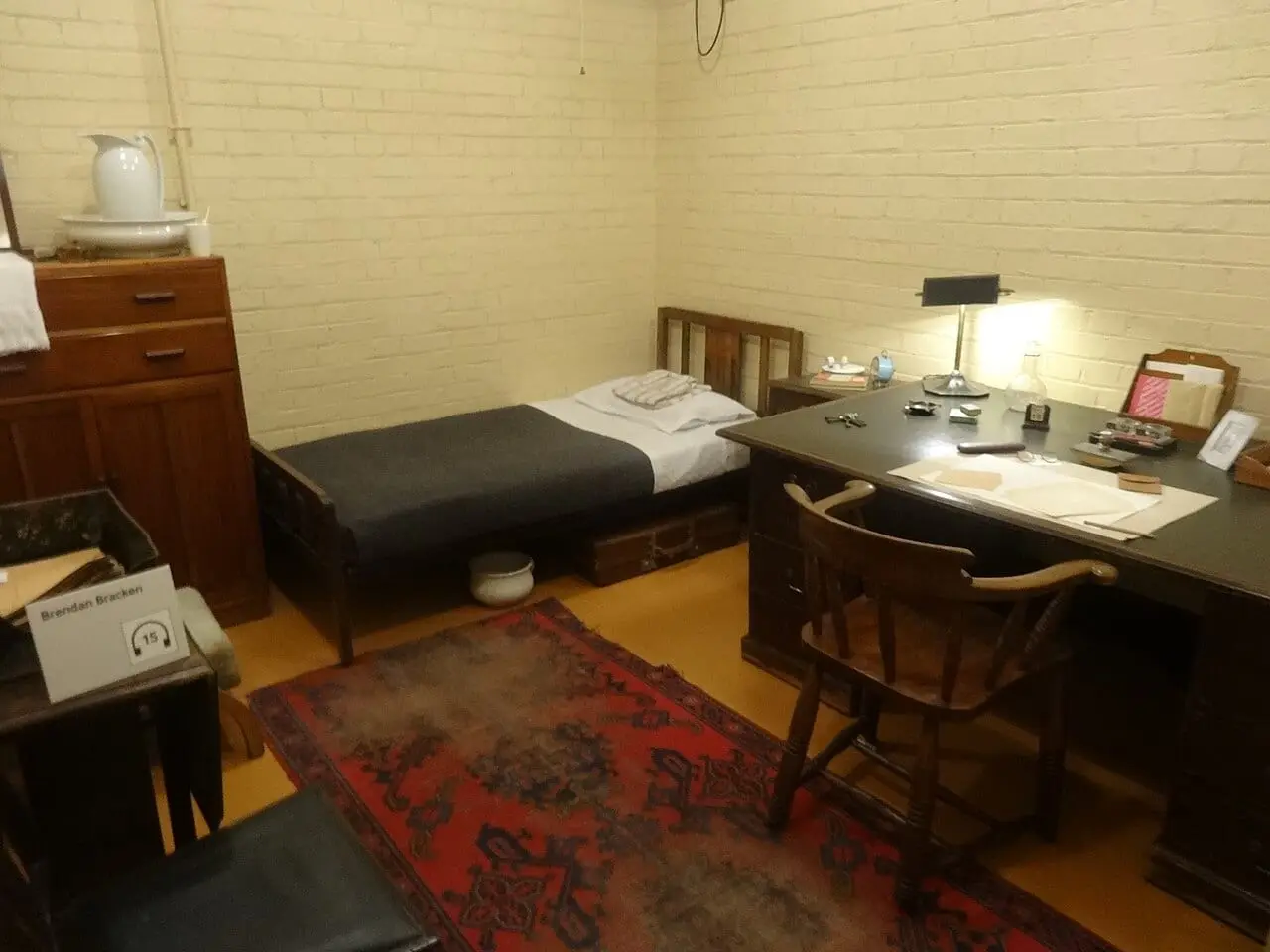 A bedroom in the underground Cabinet War Rooms