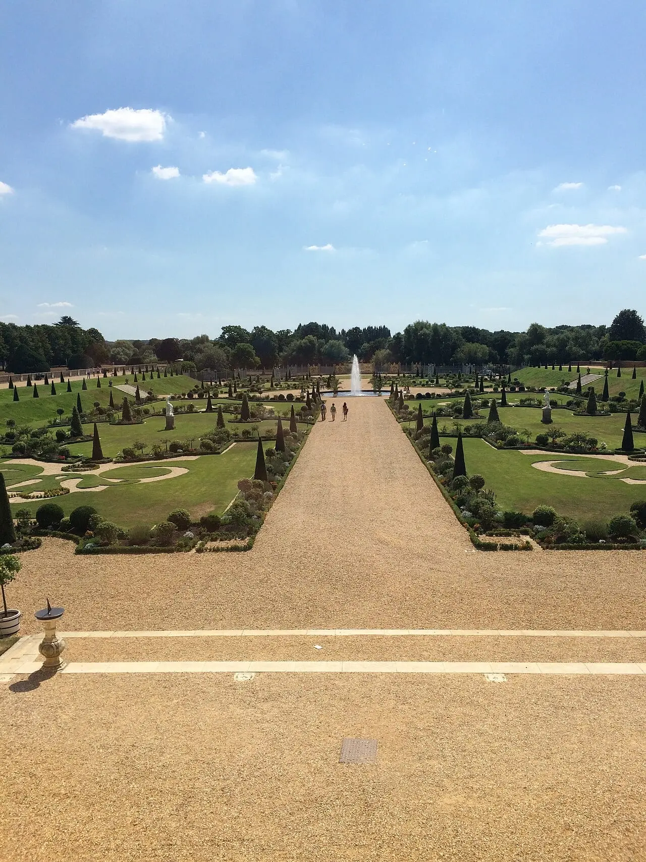 The Privy Garden at Hampton Court Palace