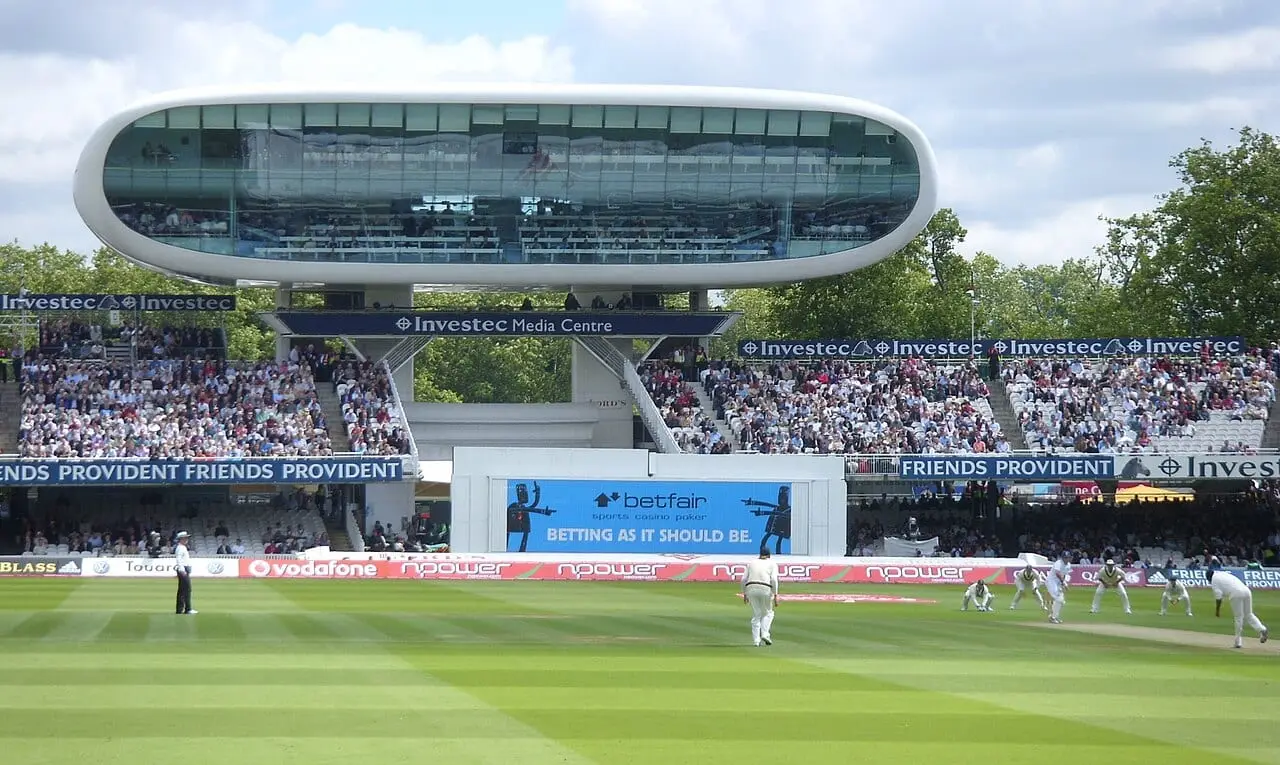 The Media Centre at Lord's during a match