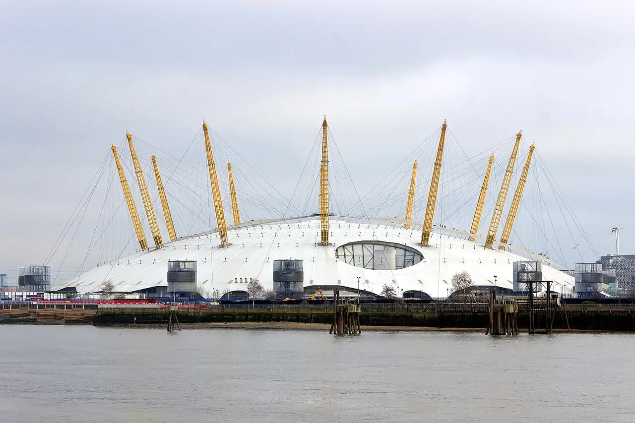 The O2 on the Greenwich Peninsula