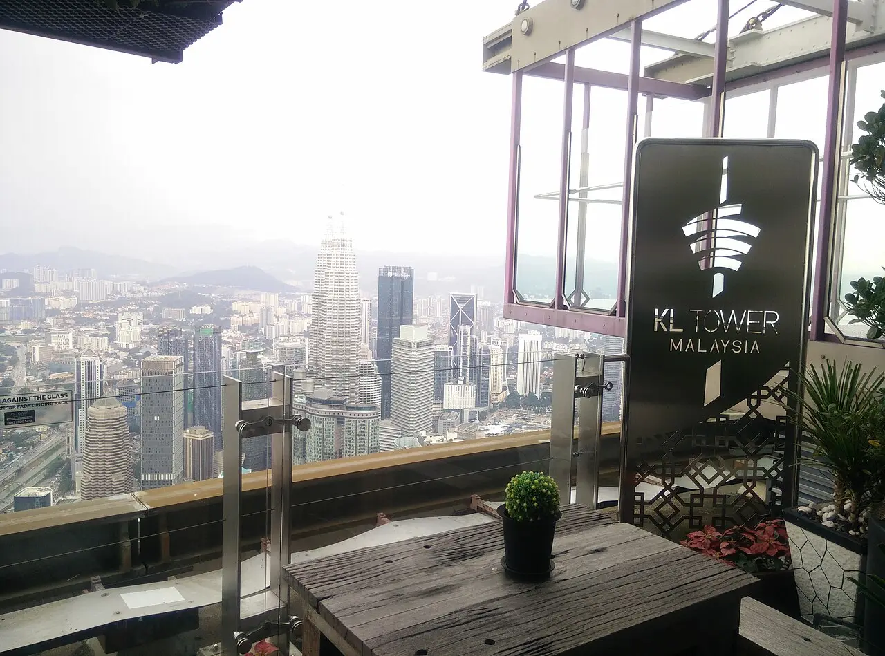 The view from the KL Tower Sky Deck