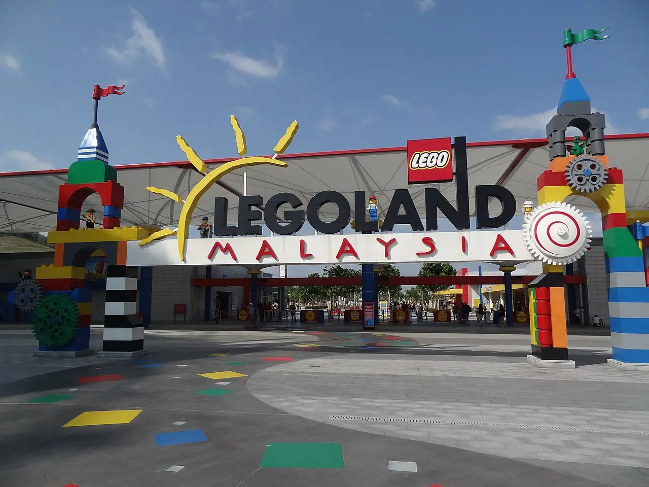 The entrance of LEGOLAND Malaysia