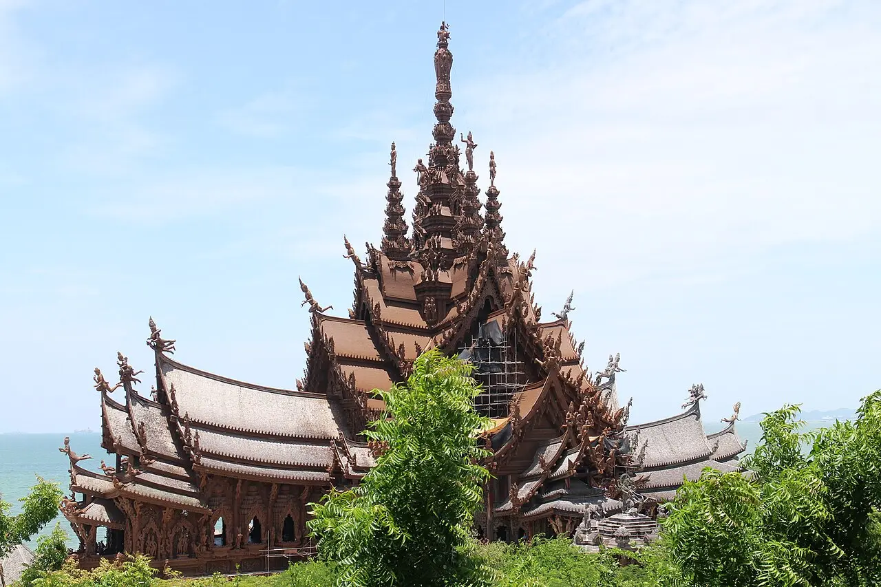 The Sanctuary of Truth's wooden towers