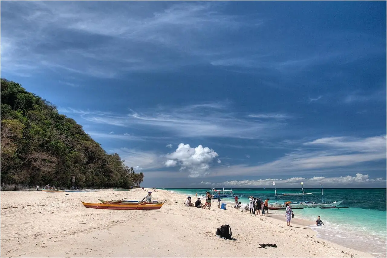 Puka Beach on Boracay's north coast