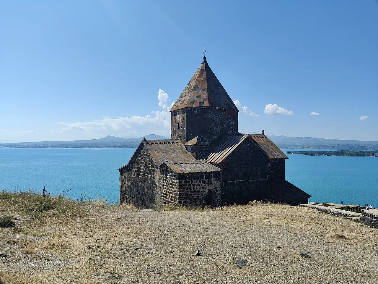 Sevanavank monastery above Lake Sevan