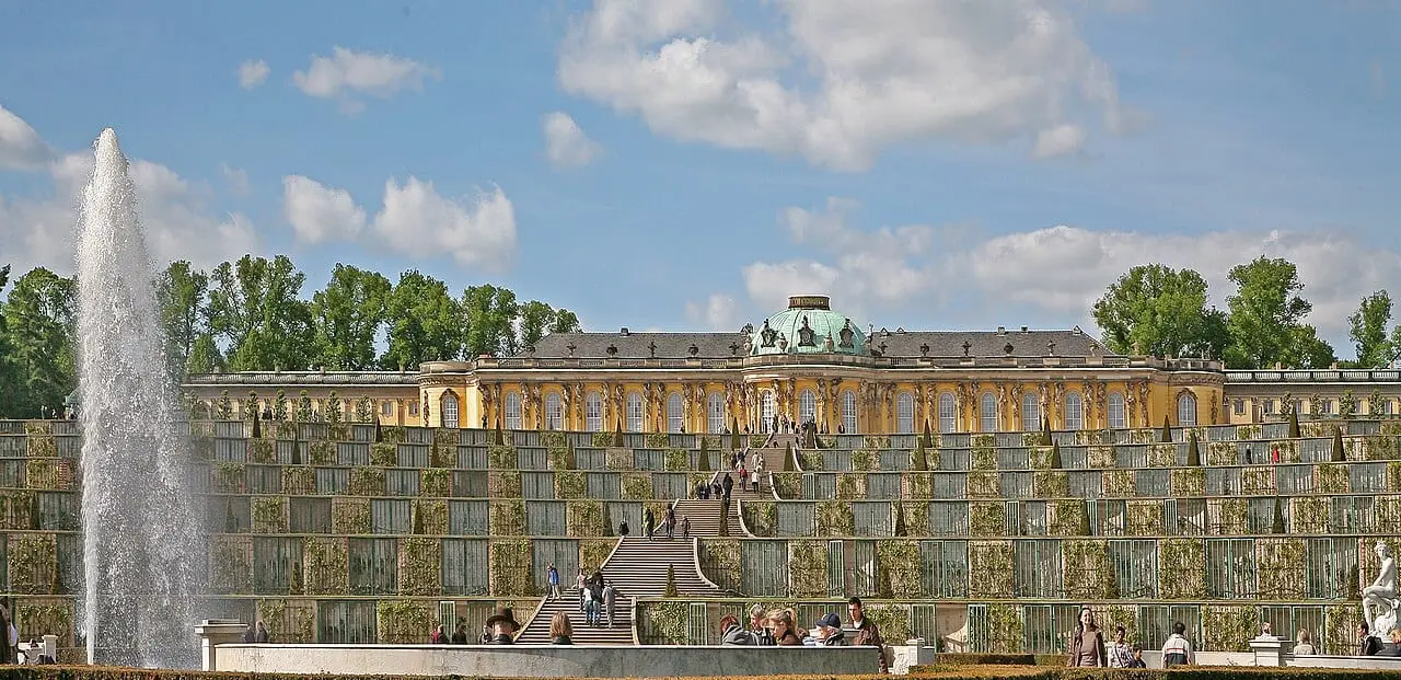 The vineyard terraces of Sanssouci