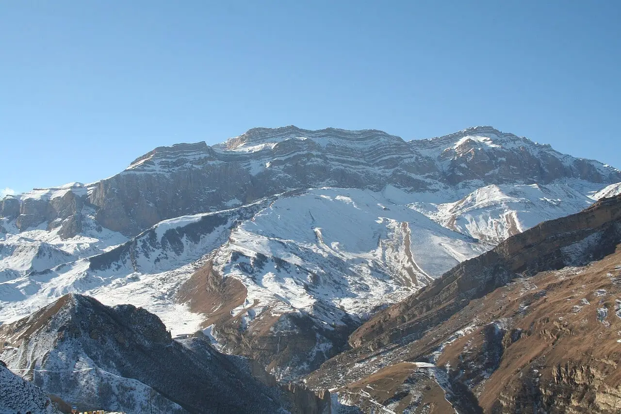 The Shahdag massif in the Greater Caucasus