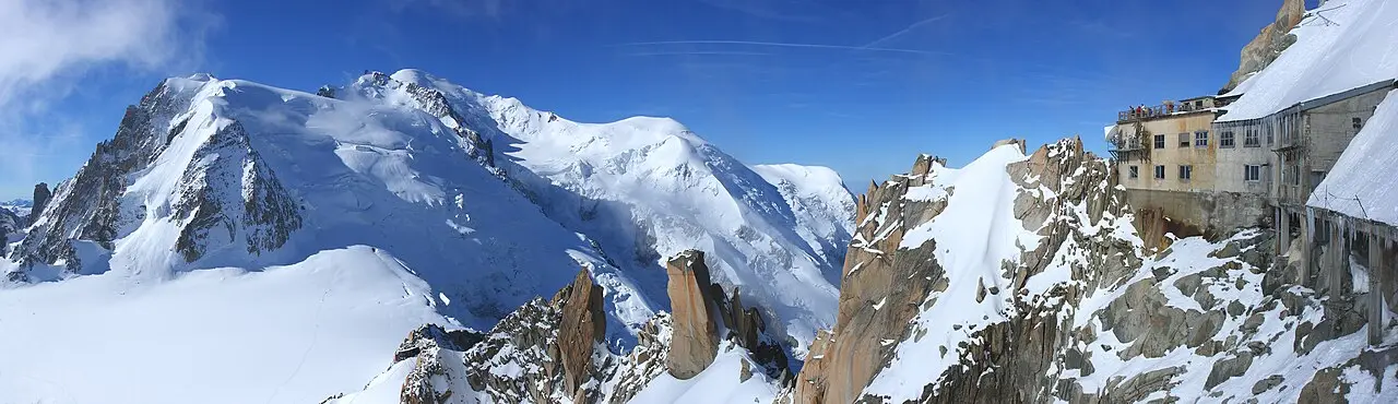 The Mont Blanc massif