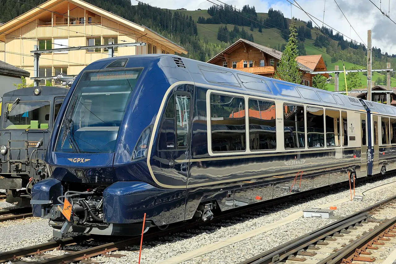 The GoldenPass Express panoramic train