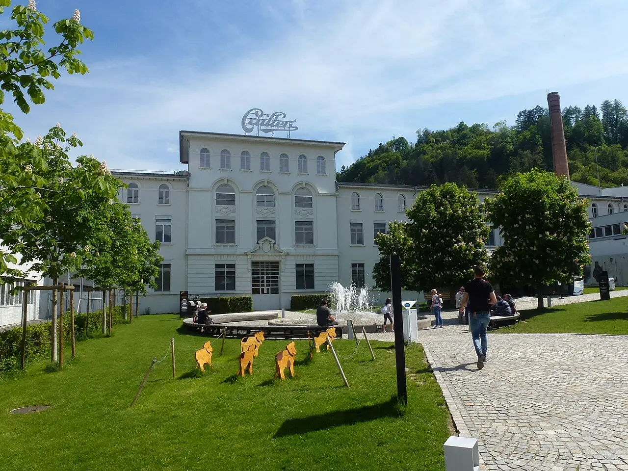 Maison Cailler chocolate factory in Broc