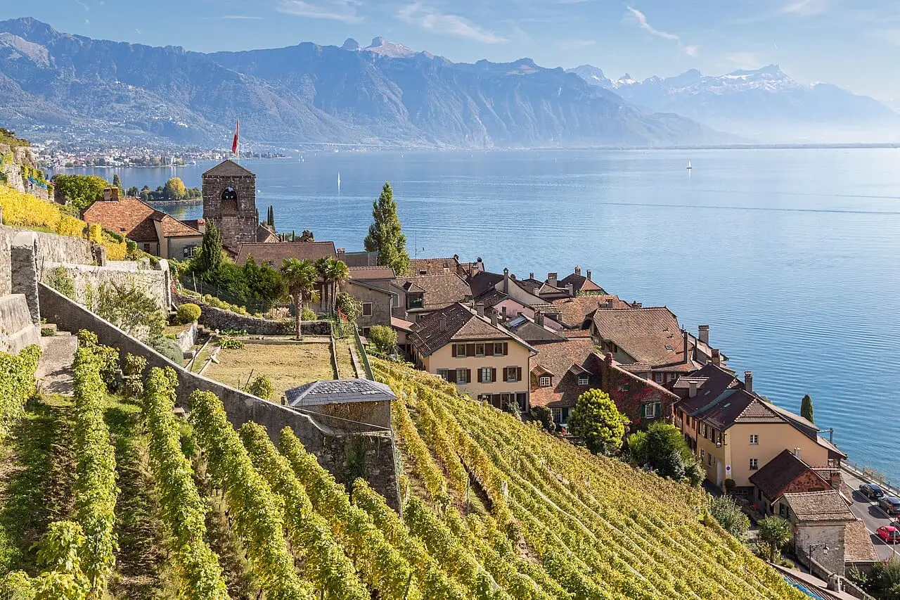 A wine village among the Lavaux terraces