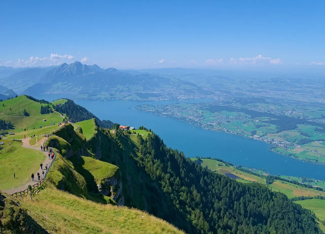 Lake Lucerne from Mount Rigi