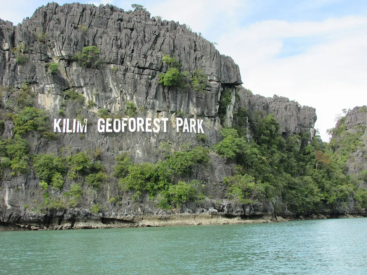Limestone cliffs of the Kilim Geoforest Park