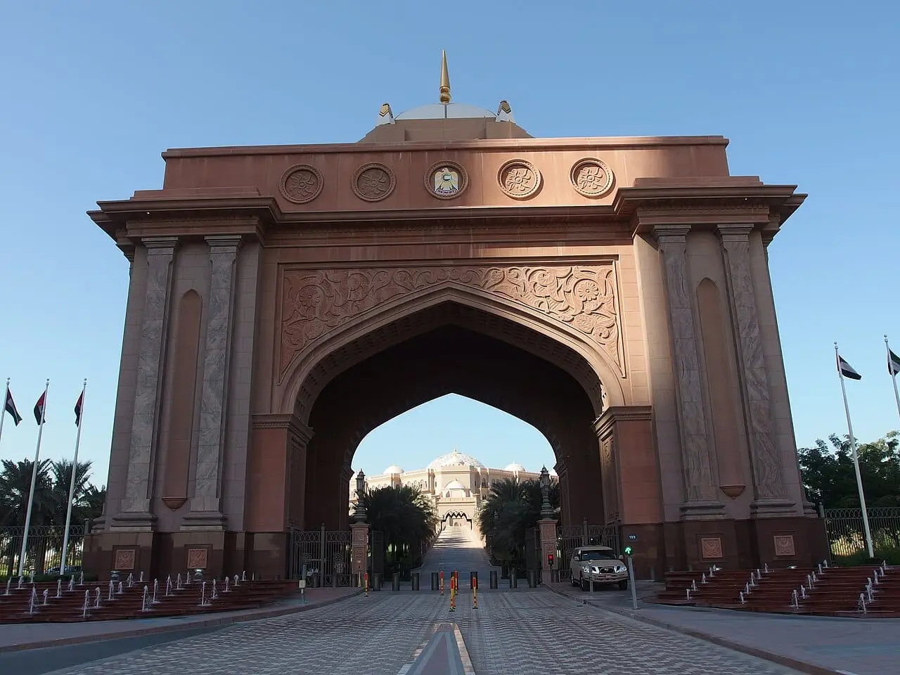 The gate of Emirates Palace