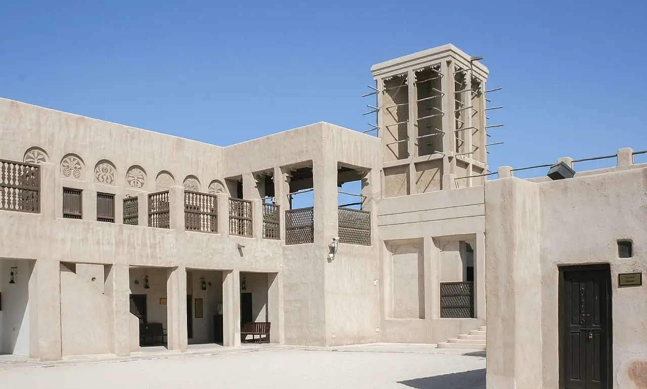 A wind-tower house in Al Shindagha