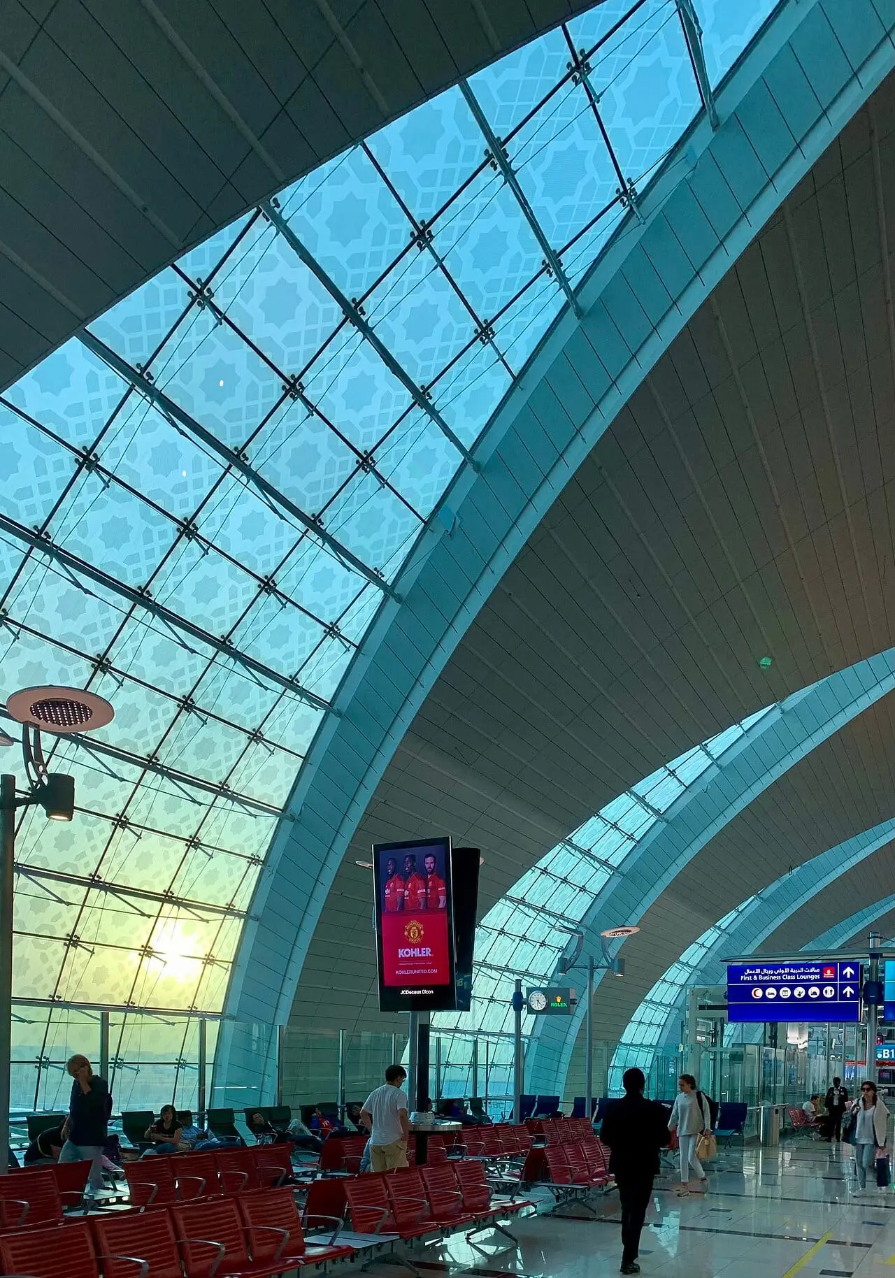 Inside Dubai International Airport