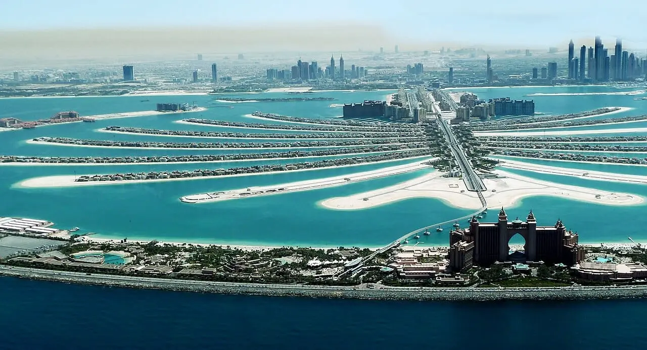 Palm Jumeirah from the air