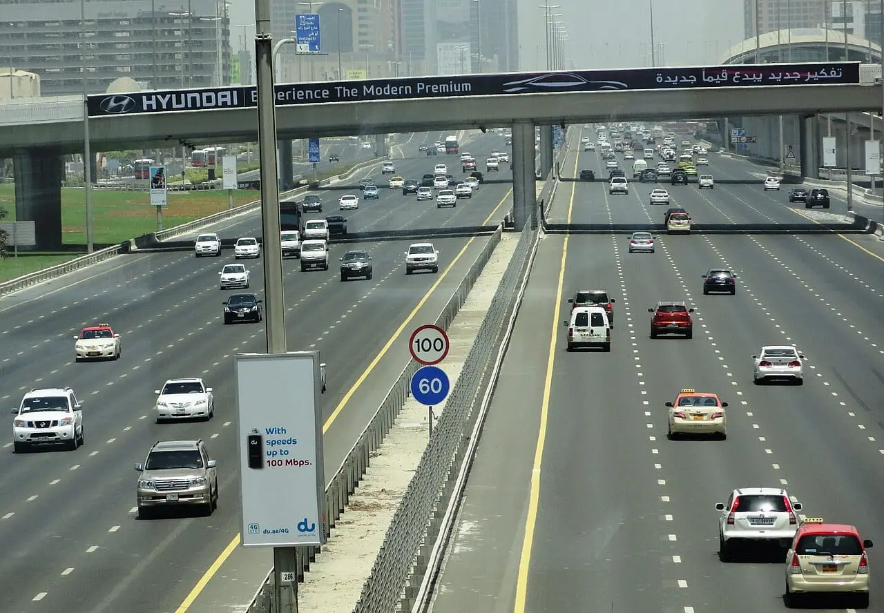 Traffic on Sheikh Zayed Road