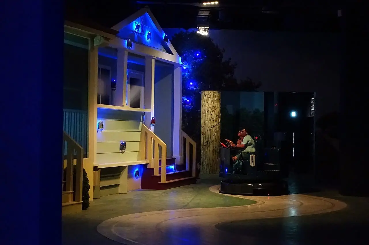 An attraction inside IMG Worlds of Adventure