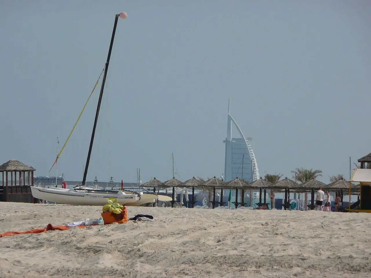 The Burj Al Arab from the water