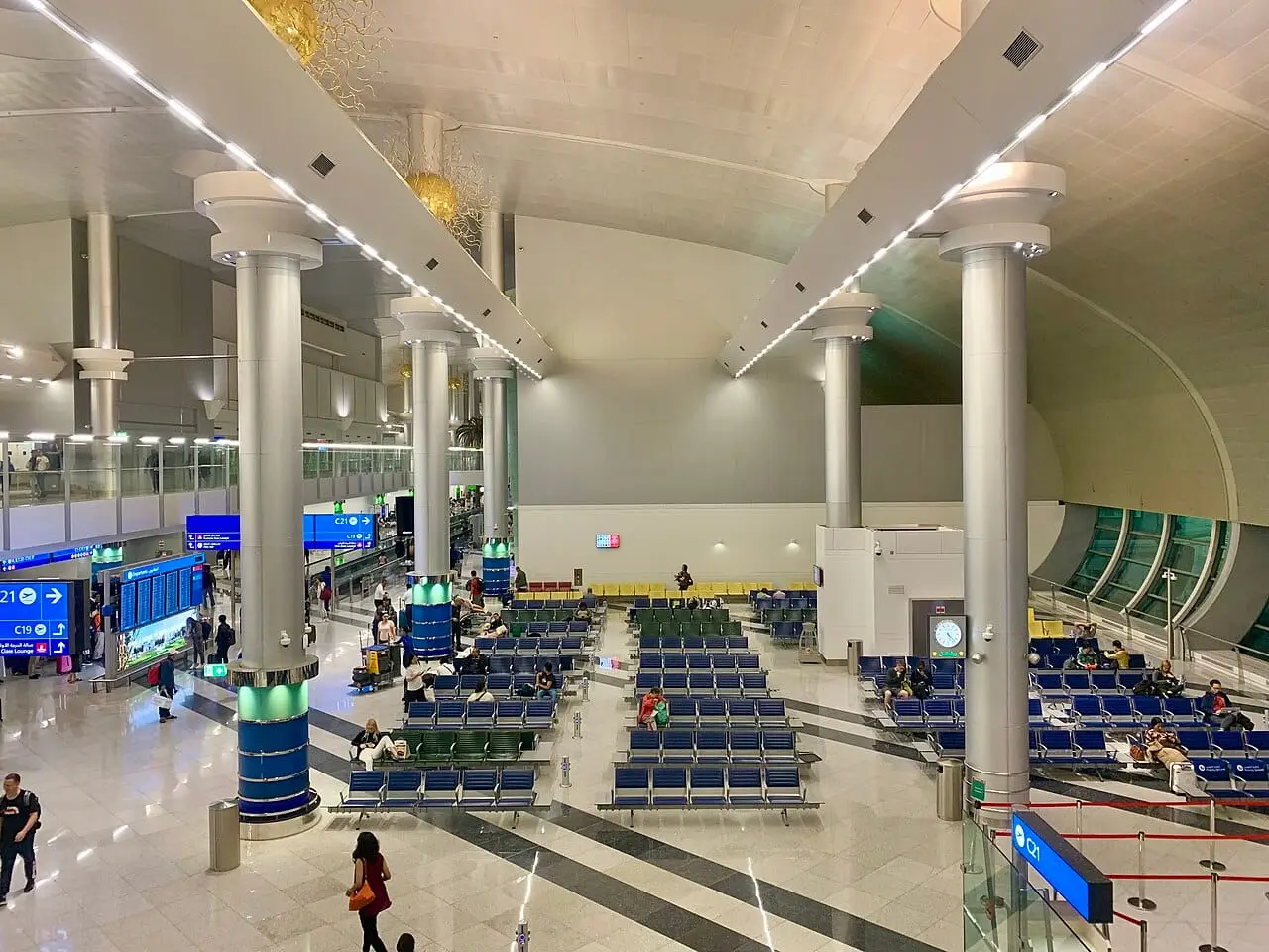 Arrivals at Dubai Airport