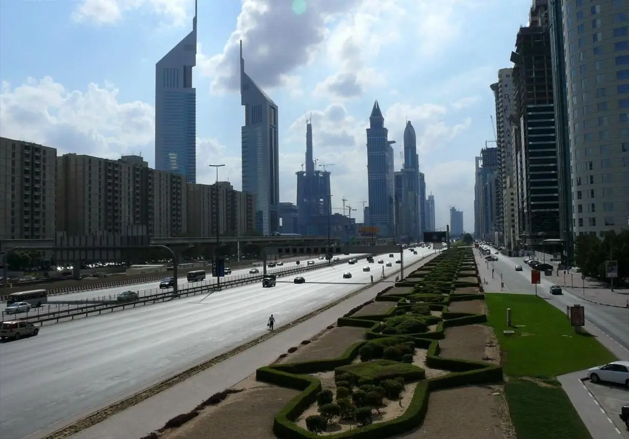 Sheikh Zayed Road and its towers