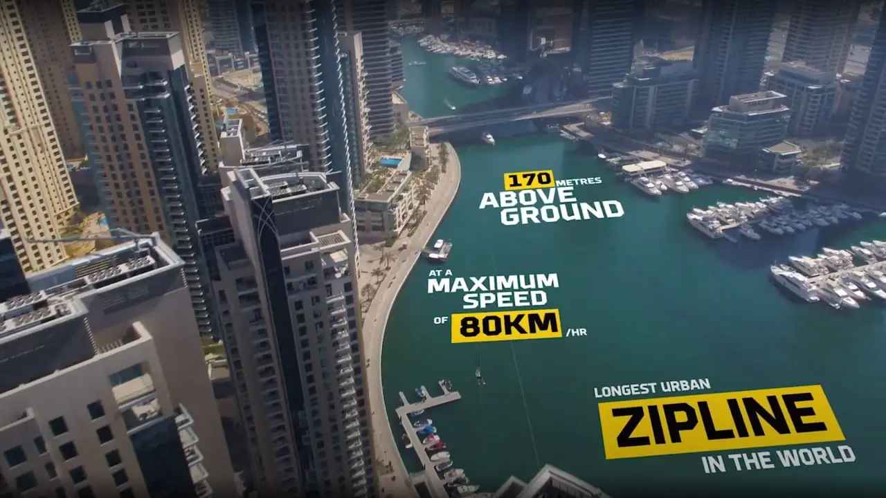 The XLine launch platform above the Marina