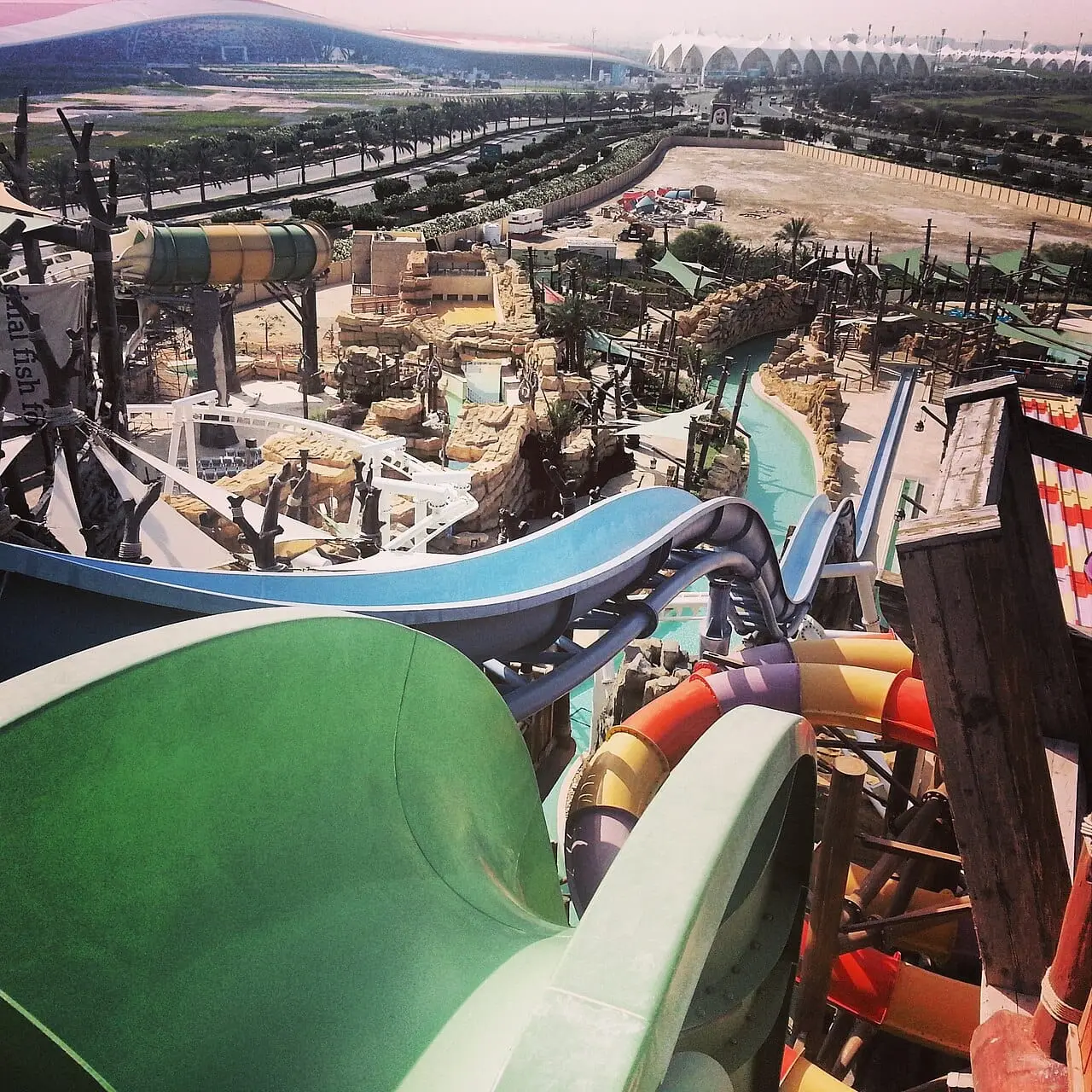 Slides at Yas Waterworld