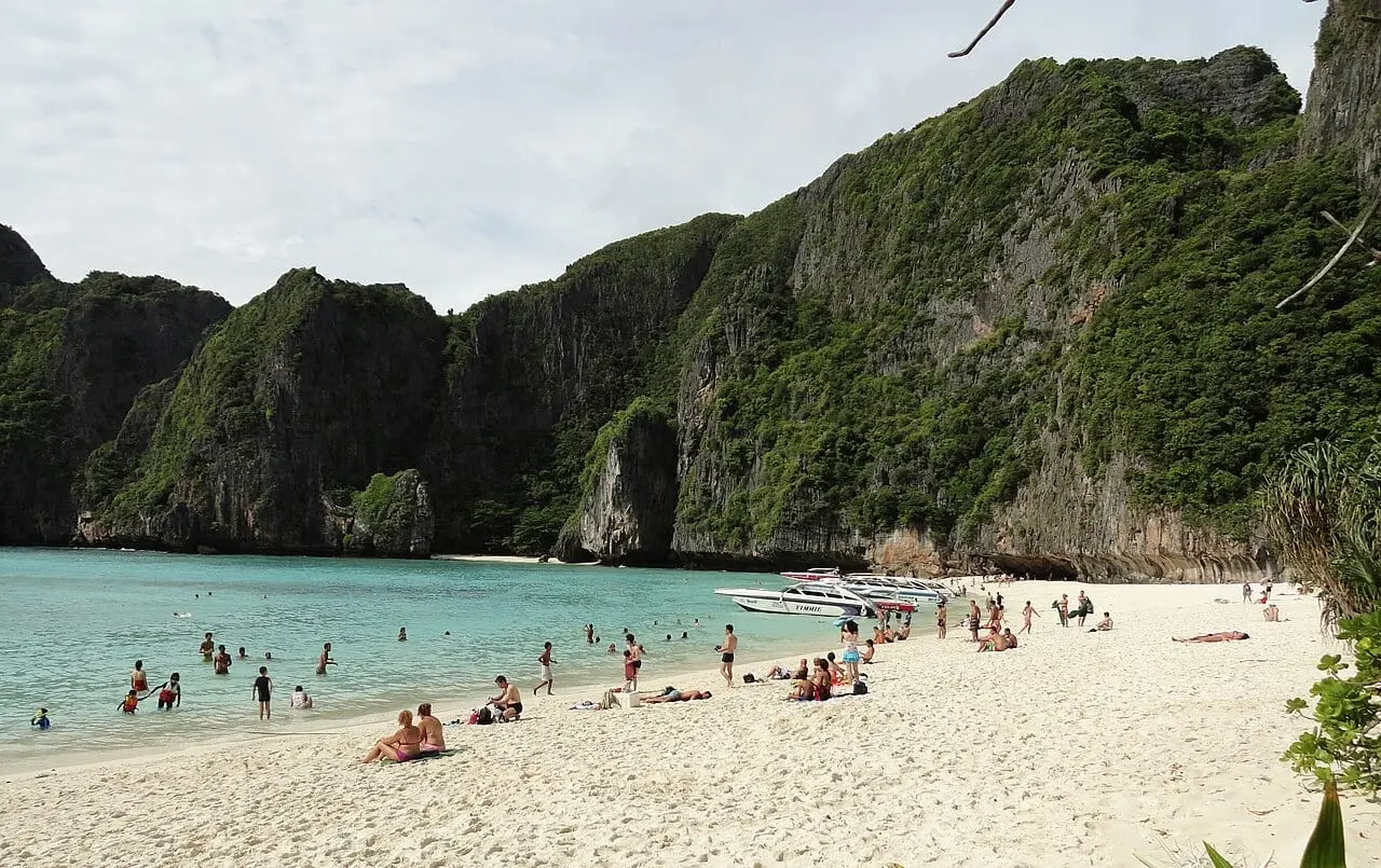 Maya Bay on Phi Phi Leh