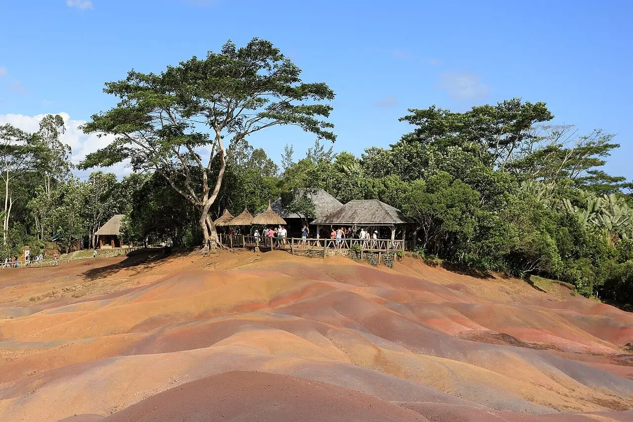 The Seven Coloured Earths at Chamarel