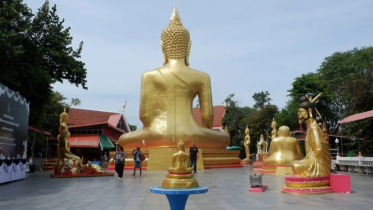 The golden Big Buddha on Pratumnak Hill, Pattaya