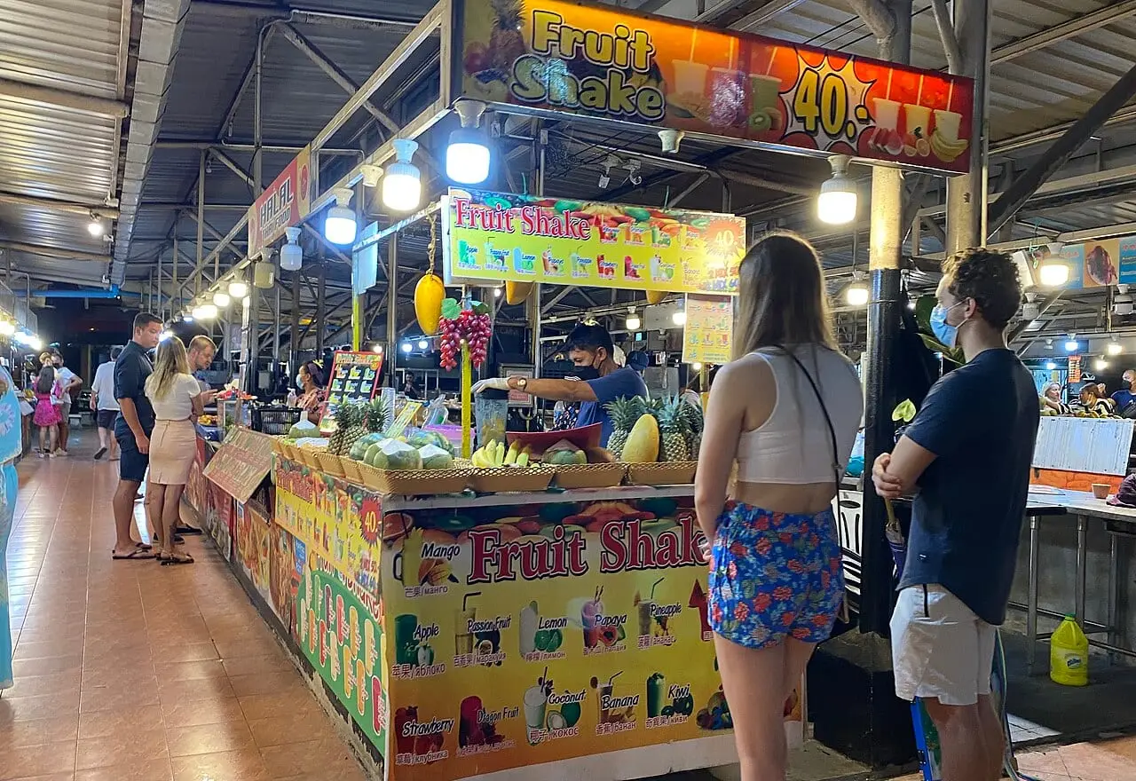 Food stalls at a Phuket night market